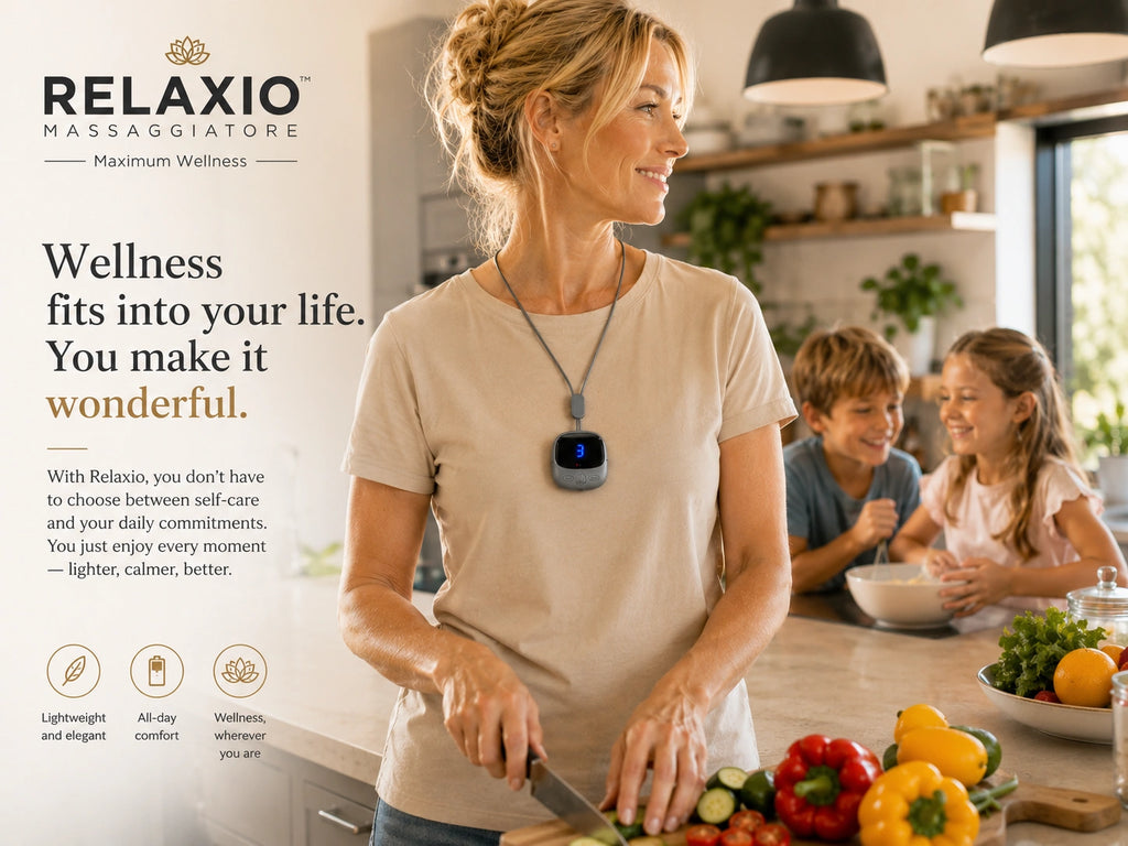 Relaxio™ – Sollievo Immediato per Collo, Cervicale e Tensioni Muscolari