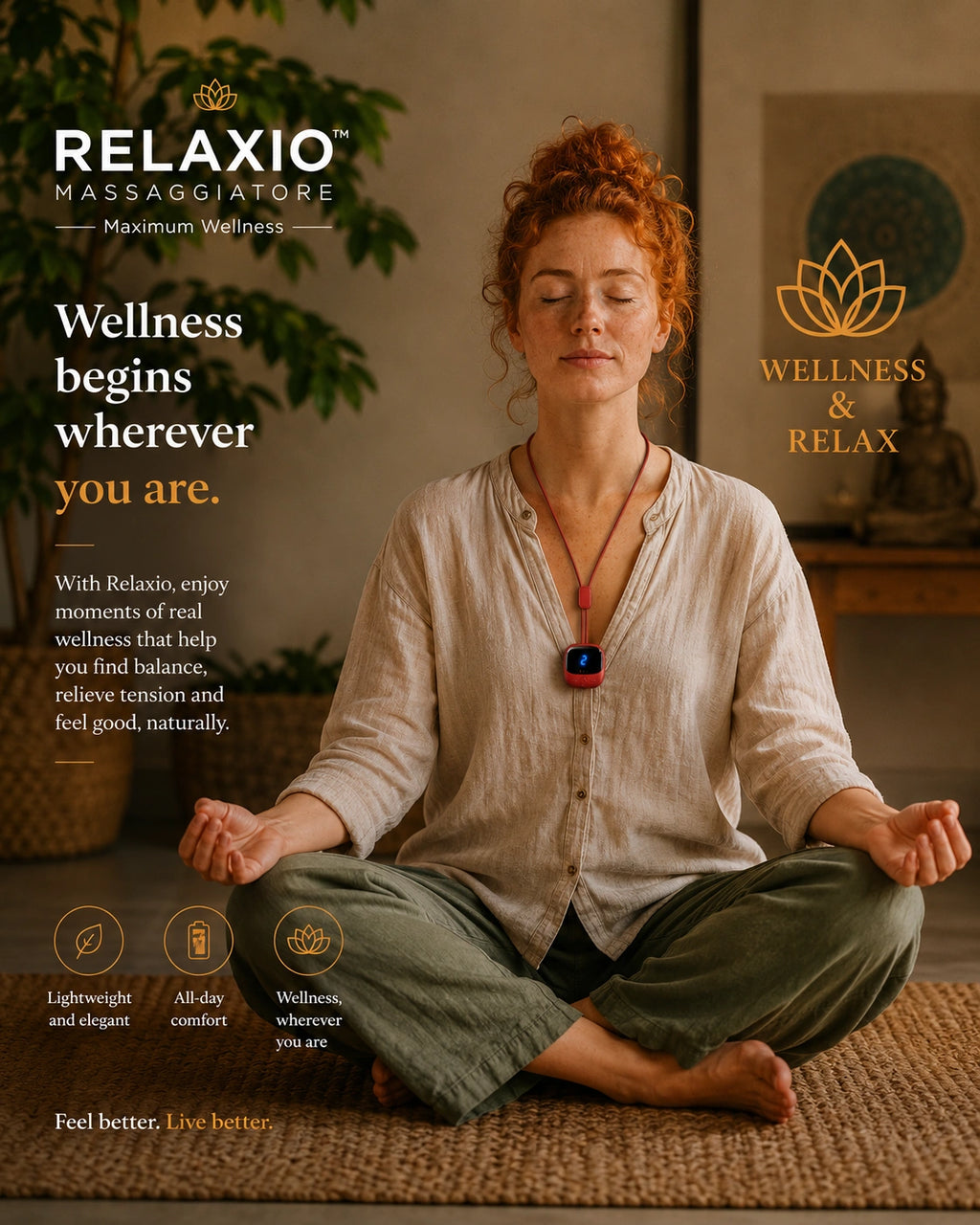 Relaxio™ – Sollievo Immediato per Collo, Cervicale e Tensioni Muscolari