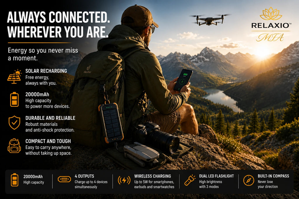 RELAXIO TravelCharge™ 20000 Outdoor Kit