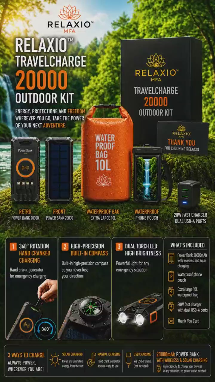 RELAXIO TravelCharge™ 20000 Outdoor Kit